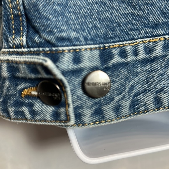 MEMBERS ONLY SpongeBob SquarePants button up denim jacket BNWOT - Picture 8 of 11